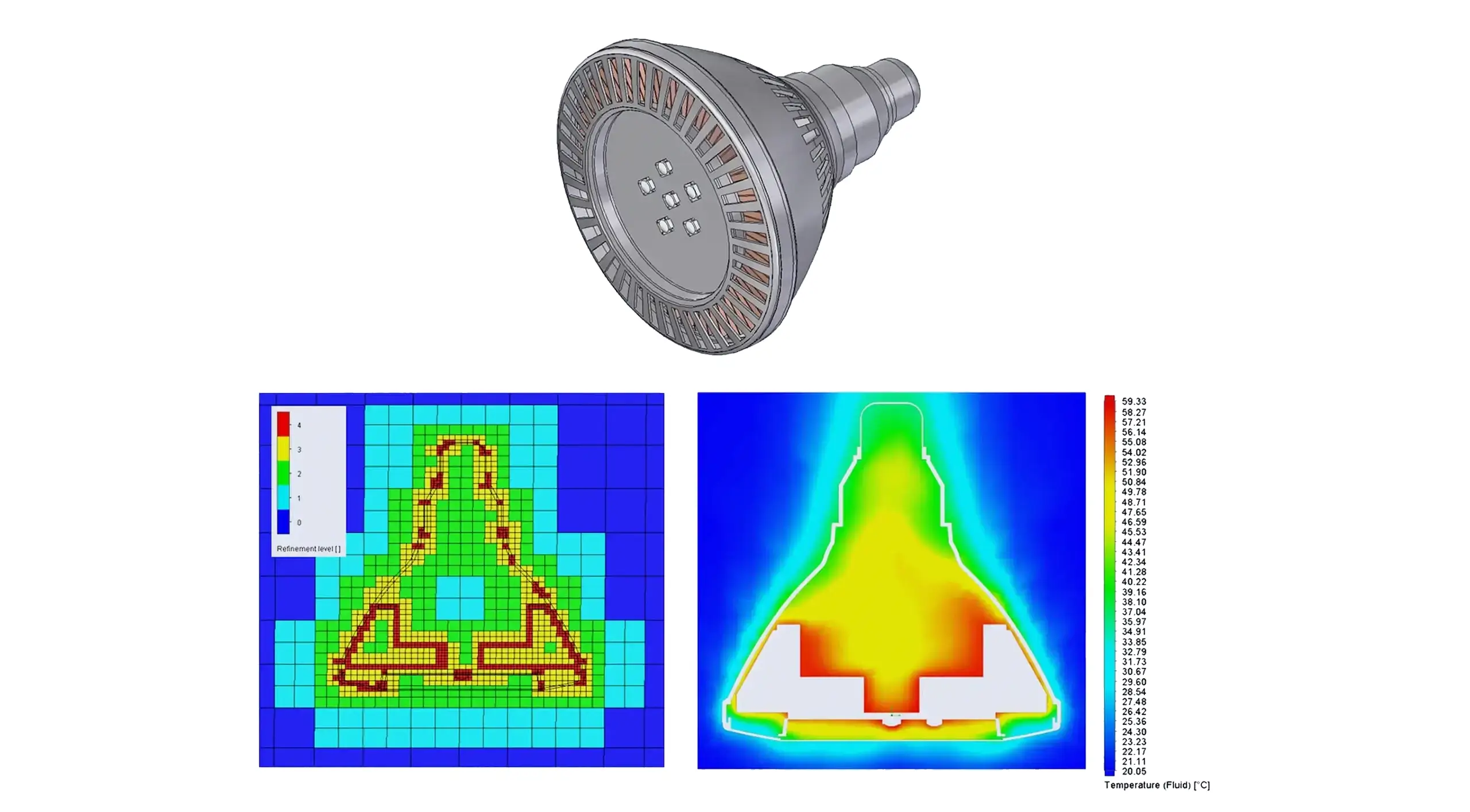 SmartCAE - Simcenter FLOEFD - FLOEFD Lighting Module