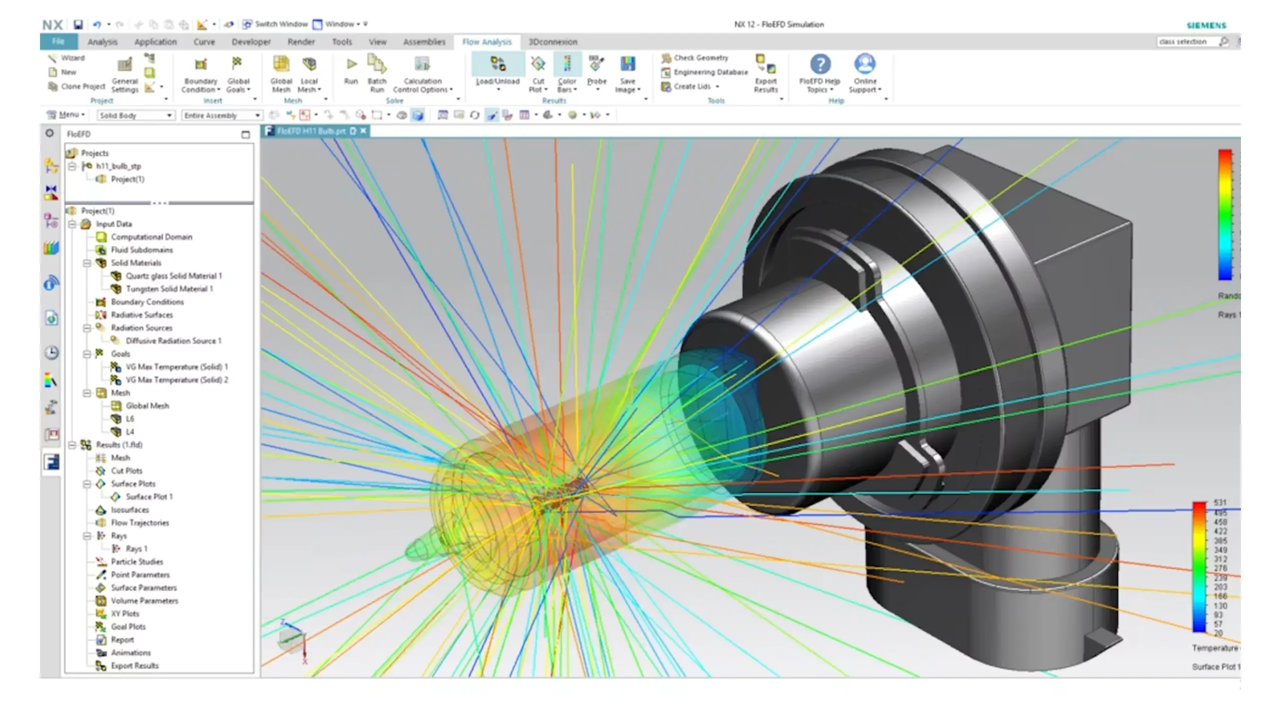 SmartCAE - Simcenter FLOEFD - FLOEFD Lighting