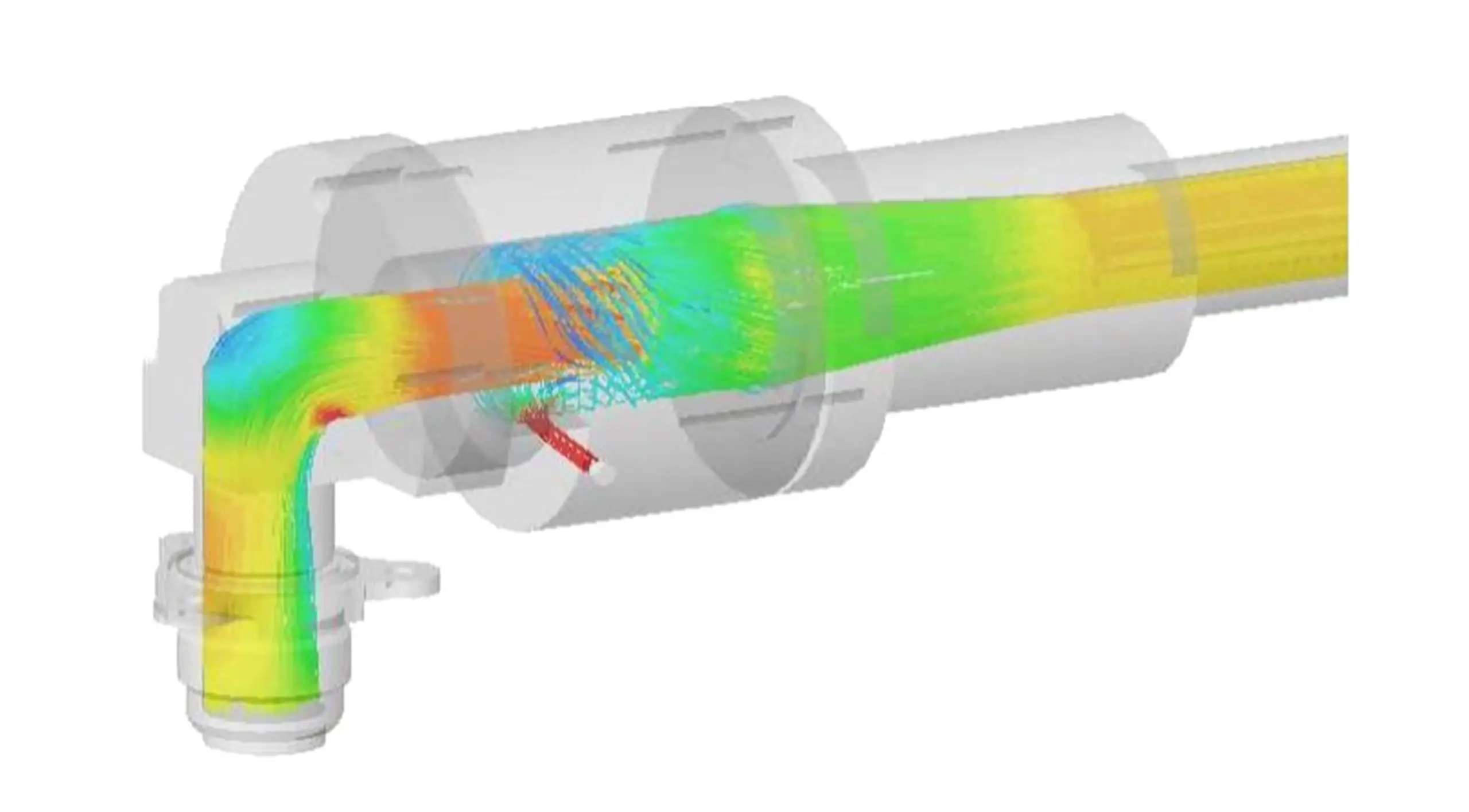 SmartCAE - Simcenter FLOEFD - Mélange des fluides